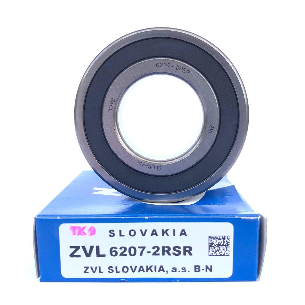 Підшипник ZVL 6207 2RSR 35х72х27