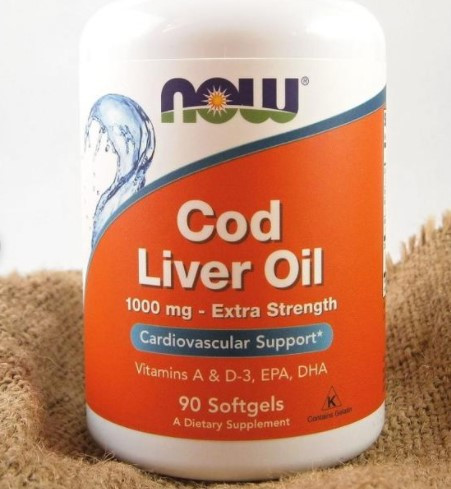 Масло печінки тріски NOW Cod Liver Oil 90 капс гел