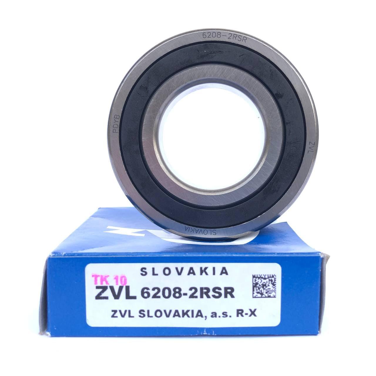 Підшипник ZVL 6208 2RSR 40х80х18