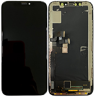 Дисплей модуль тачскрин iPhone X черный оригинал переклеенное стекло