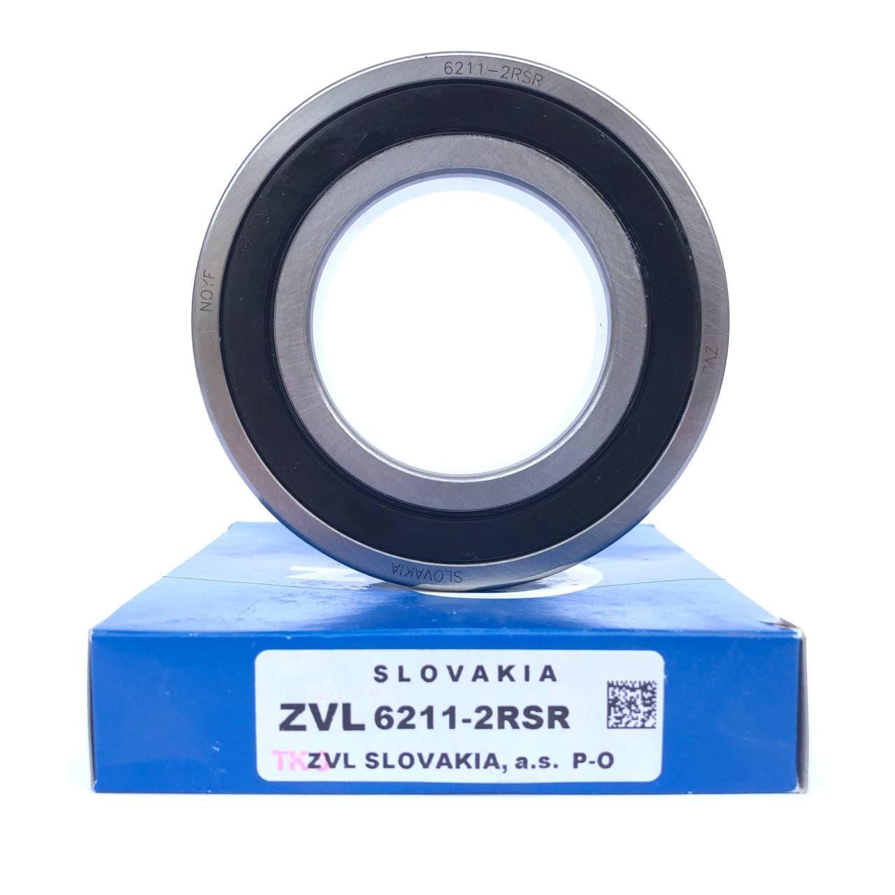 Підшипник ZVL 6211 2RSR 55х100х21