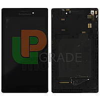Дисплей Lenovo Tab 2 A7-10/A7-20 тачскрин модуль чорний у рамці