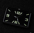 Стильний годинник для салону автомобіля (Чорний циферблат), фото 2