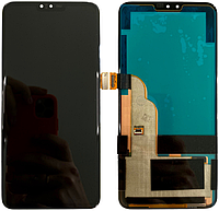 Дисплей модуль тачскрин LG V405 V40 ThinQ/V409N/V500 V50 ThinQ 5G черный OLED оригинал
