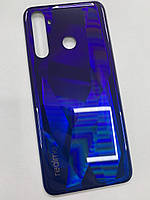Задняя крышка Realme 5 Pro/Realme Q синяя Crystal Blue оригинал
