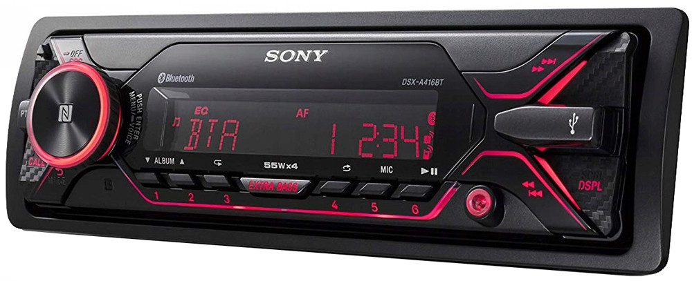 Автомагнітола Sony DSX-A416BT (4x55Вт)