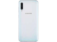 Задняя крышка Samsung A505 Galaxy A50 белая оригинал + стекло камеры