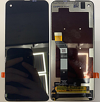 Дисплей модуль тачскрин Motorola XT1970 One Vision/XT2013 One Action черный оригинал
