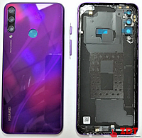 Задняя крышка Huawei Y6p фиолетовая Phantom Purple оригинал +стекло камеры
