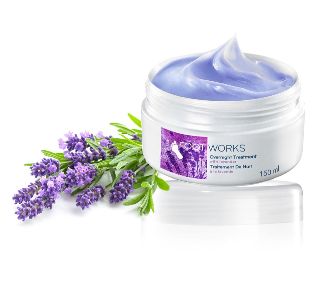 Нічний крем для ніг Avon з ароматом лаванди (150 мл) Avon Foot Works 67613
