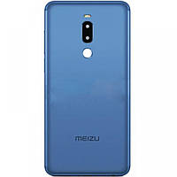 Задняя крышка Meizu M8/V8 Pro синяя оригинал + стекло камеры
