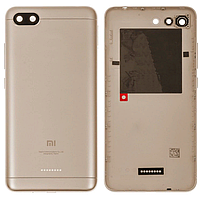 Задняя крышка Xiaomi Redmi 6A 2/16 Gb Global version на 1 Sim-карту золотистая + стекло камеры