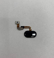 Шлейф Meizu M6 Note M721 с кнопкой меню Home черного цвета