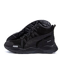 Чоловічі зимові черевики  Runner Black