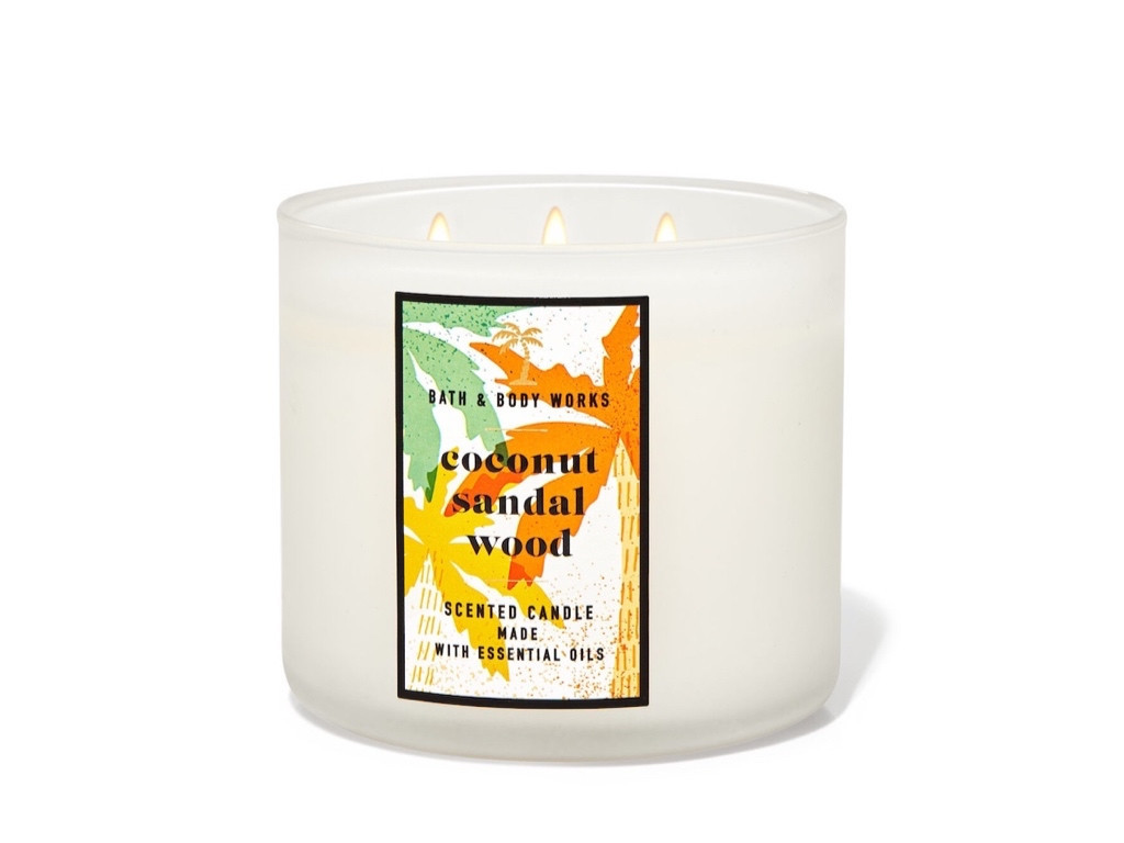 Coconut Sandalwood Ароматическая Свеча Оригинал от Bath & Body Works ...