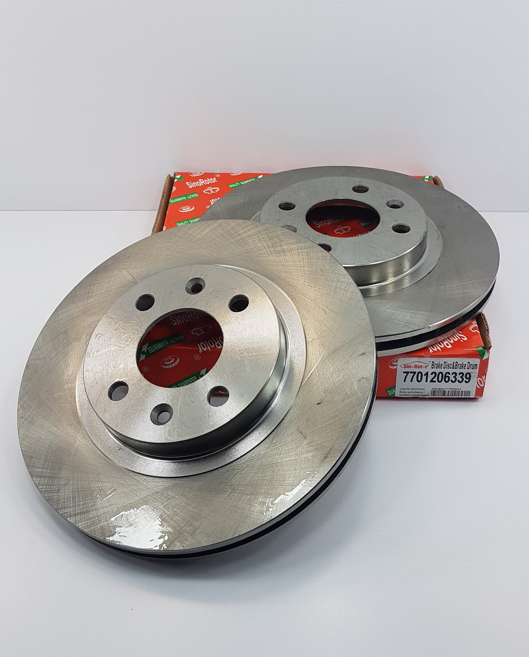 Передні гальмівні диски LH+RH Logan Ф1,Ф2, Sandero grog Корея, фото 1