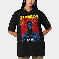 Футболка черная LOYS The Weeknd Starboy Shirt All XO Everything Tee XS