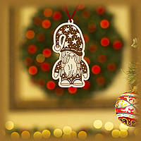 Гномики на новорічну ялинку. Комплект з 3 штук.