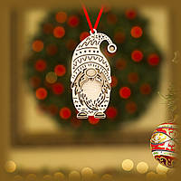 Гномики двошарові новорічні. Комплект з 3 штук.