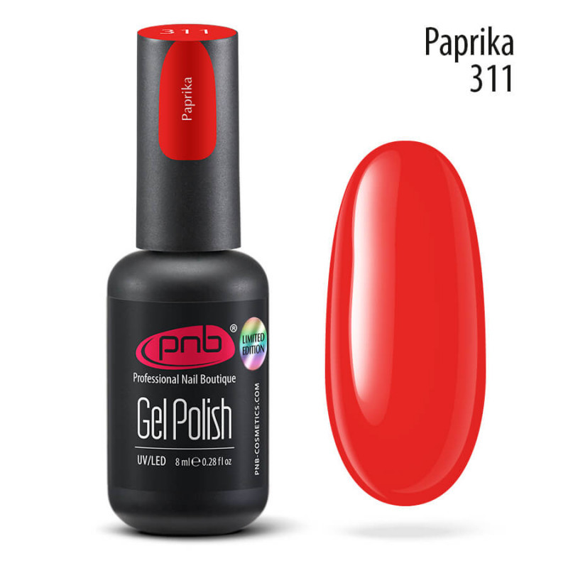 Гель-лак для нігтів PNB Gel Nail Polish №311 Paprika 8 мл