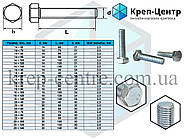 Болт з шестигранною головкою (кл 5.8) DIN 933 М5 х 30 мм (500 шт.), фото 5