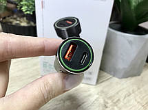 АЗУ XO CC32 адаптер PD / QC3.0 / 20W black Автомобільний зарядний пристрій, фото 2