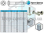 Болт меблевий "Замковий" (кл 5.8) DIN 603 М10 х 90 мм (25 шт.), фото 6