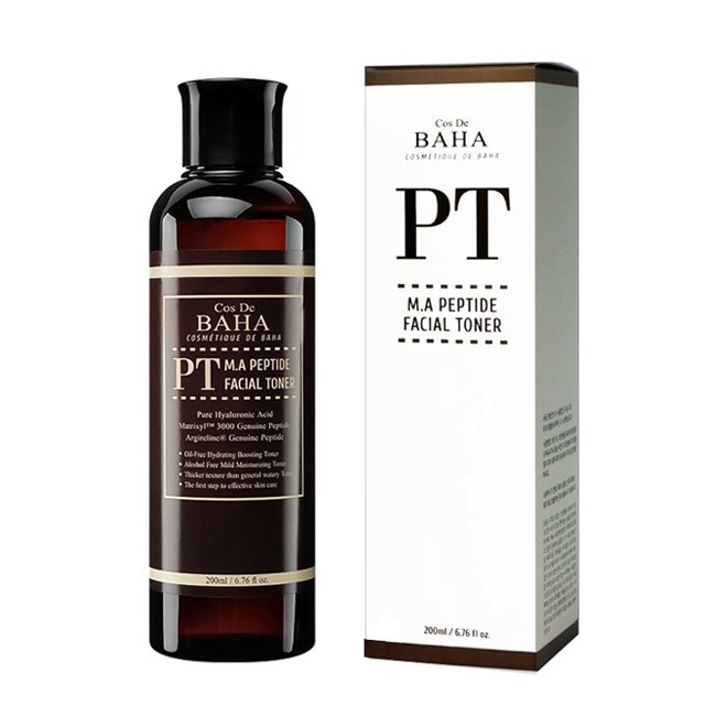Cos De BAHA PT M.A Peptide Facial Toner - Тонер проти зморшок з пептидами, фото 1