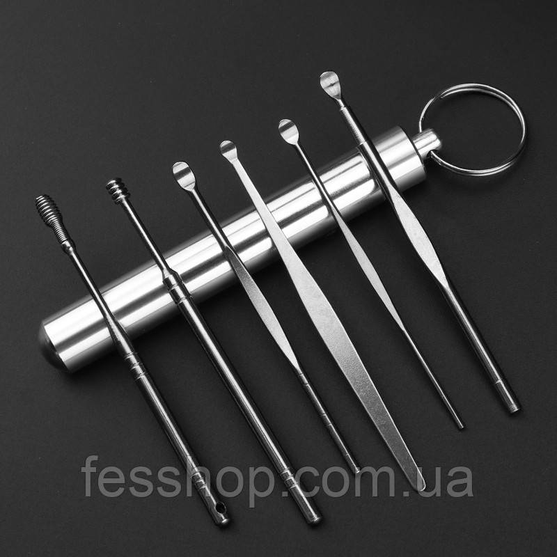 Інструменти для чищення вух і видалення сірки Dreamfly (6 шт)