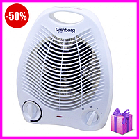Тепловентилятор Rainberg RB-164 2000 Вт, Мощный настольный обогреватель дуйка для отопления комнаты