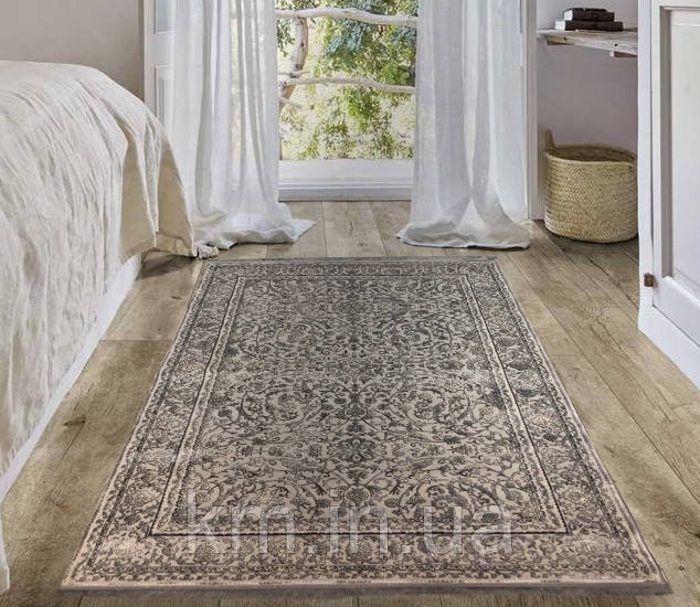 НЕОКЛАСИЧНИЙ КИЛИМ PETRA LUX 65 СІРИЙ