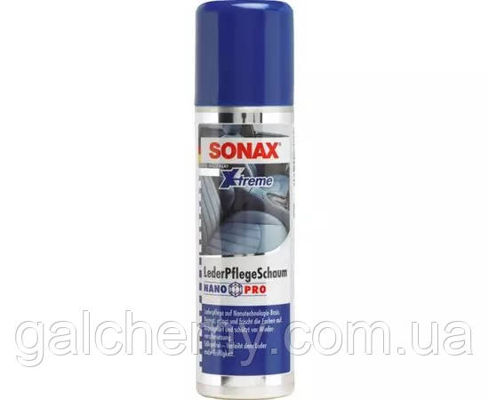 Пінний очищувач шкіри салону автомобіля (250 мл) XTREME Lederpflegeschaum ТМ SONAX