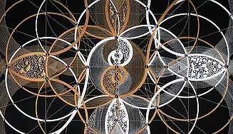 Набір алмазної вишивки (мозаїки) 5D "Сакраментальна геометрія — Гармонія-2"