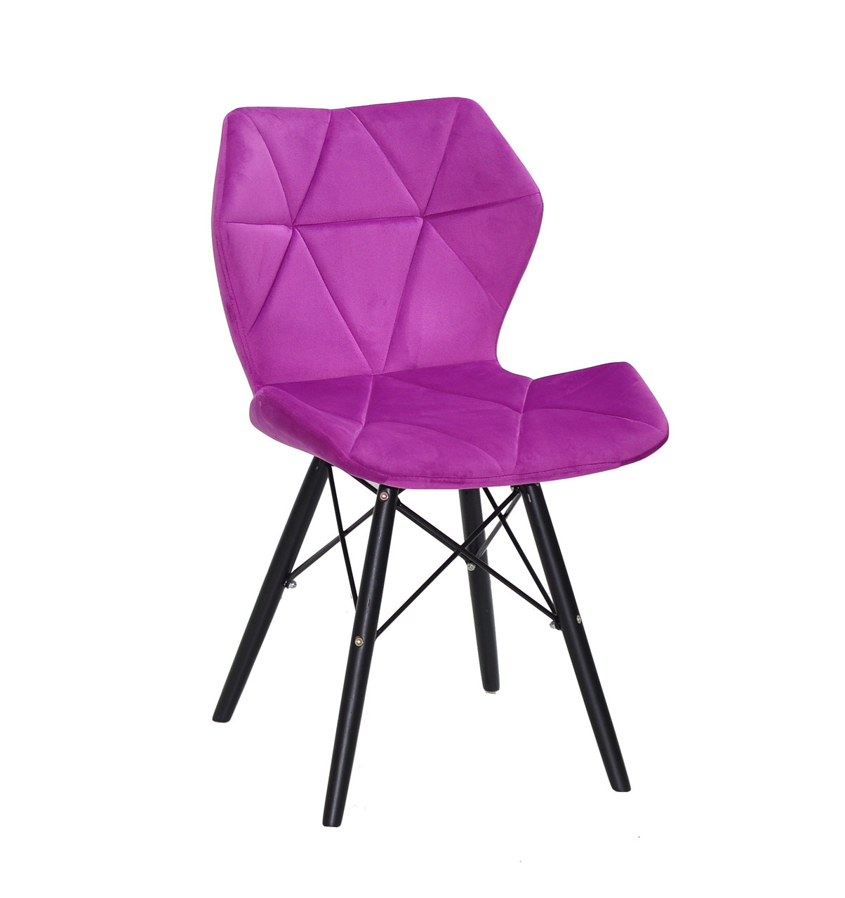 Стілець Greg BK/Грег БК Б-Т бузок B-1022, фото 1