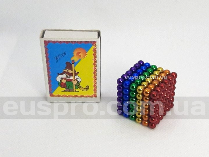 Неокуб радуга, серебро, золотой, синий, зеленый, красный,оранжевый,никель.Магнитные шарики Neocube - фото 2 - id-p82417663