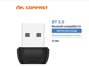 Bluetooth 5.0 USB адаптер COMFAST CF-B01, фото 1