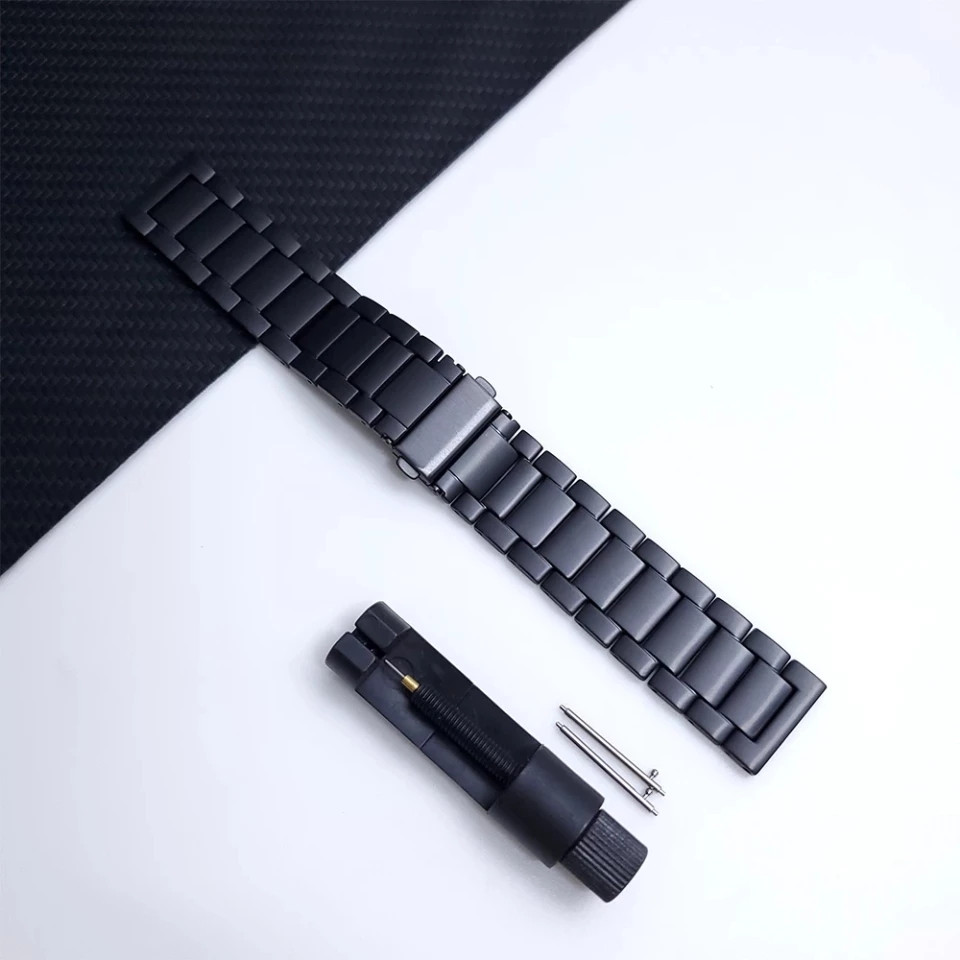 Титановий браслет для годинника 22 мм. Матовий