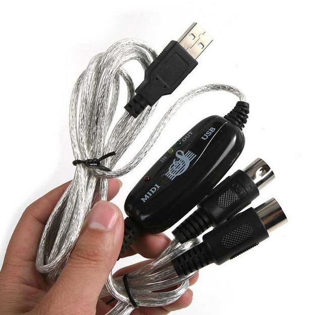 MIDI Интерфейс Кабель USB, Подключение Клавиатуры — Купить Недорого на ...