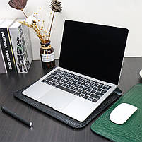 Чохол-конверт для MacBook 13.3 " темно-зелений, фото 9