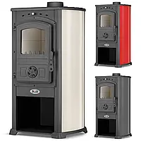 Чавунна піч BLIST ZAR 8 кВт камін буржуйка коза топка на дровах Чугунна піч