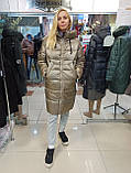 Зимовий пуховик ковдру пальто сlasna cw19d9433 XL, 48 розмір, фото 2