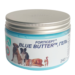 Гель ранозаживляющий для животных Forticept Blue Butter (закончился срок годности)