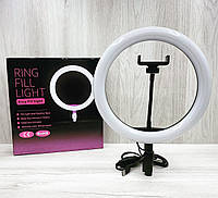 Ring Light 26 см кольцевая лампа LED 26 см светодиодная с держателем телефона ZD666