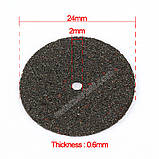 Круг відрізний 35шт чорний гравер бормашінка цанга свердла міні мікро дриль Dremel, фото 4