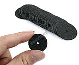 Круг відрізний 35шт чорний гравер бормашінка цанга свердла міні мікро дриль Dremel, фото 7