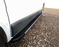 Боковые пороги,площадки Duru (2 шт., алюминий) Длинная база для мод. Opel Vivaro 2001-2015 гг