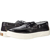 Мокасины Sperry Halyard 2-Eye Plushstep Black - Оригинал