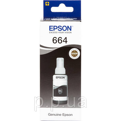 Купить Чернила для Epson L386 Epson 664 Black 70мл C13T66414A, цена 288 ...