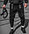 Штани карго чоловічі Пушка Гармата Combo S чорні штани молодіжні модні. Чоловічі штани, фото 3