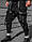 Штани карго чоловічі Пушка Гармата Combo M чорні штани молодіжні модні. Чоловічі штани, фото 3
